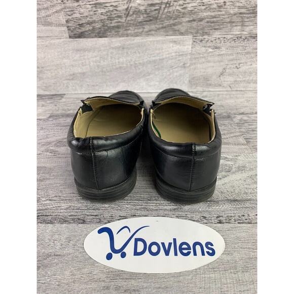 1901 Boys Black Dress Shoes Slip-On Size 1M - Picture 3 of 5